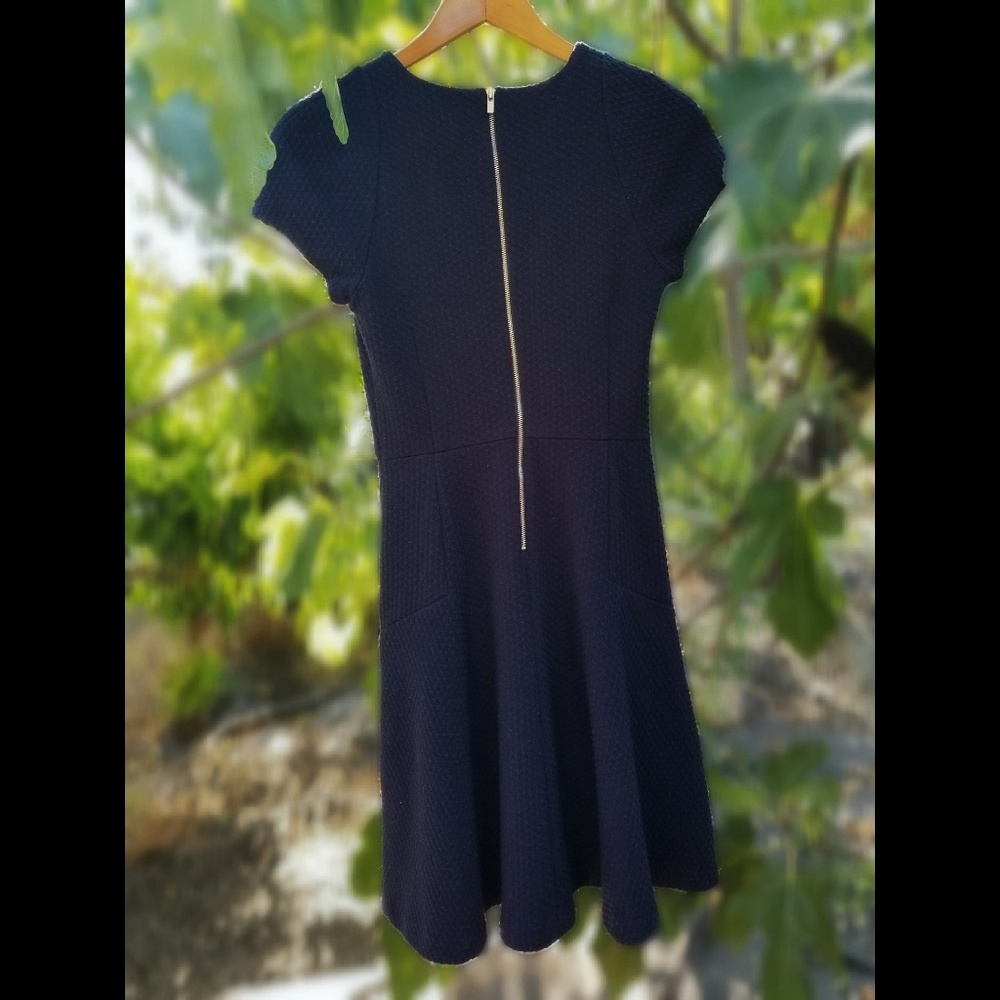 Banana Republic Dress: Navy Blue A-Line - Picture 2 of 7